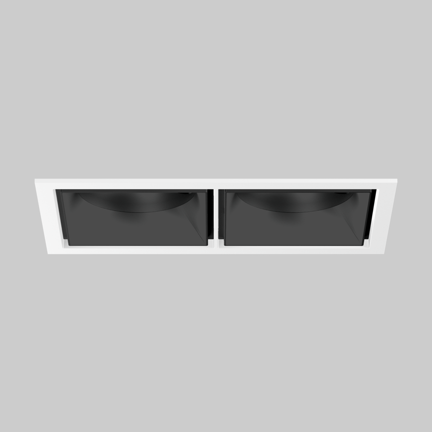 SASSO 100 Square Recessed 2 Lamps Spotlights Downlights